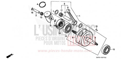 VILEBREQUIN/PISTON CR80RBX de 1999